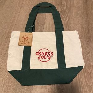 NEW Trader Joe’s Mini Canvas tote bag